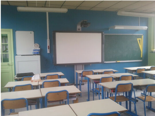Une photo d'une des classes de l'école de Metz-en-Couture